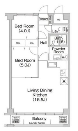 コンフォリアたまプラーザの物件間取画像